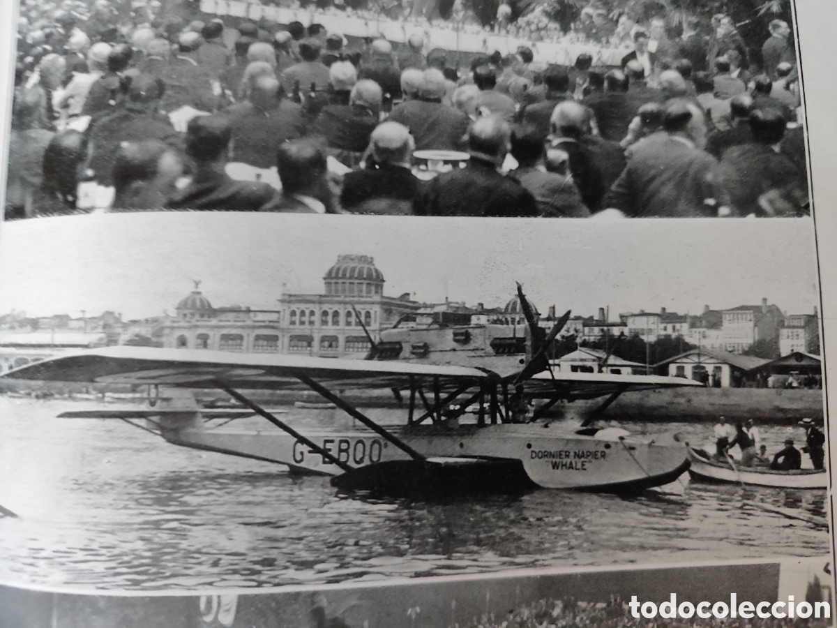 Sammeln von Zeitschriften und Zeitungen: Coru&ntilde;a hidroavion Whall obligado aterrizar foto revista princ siglo XX 192B