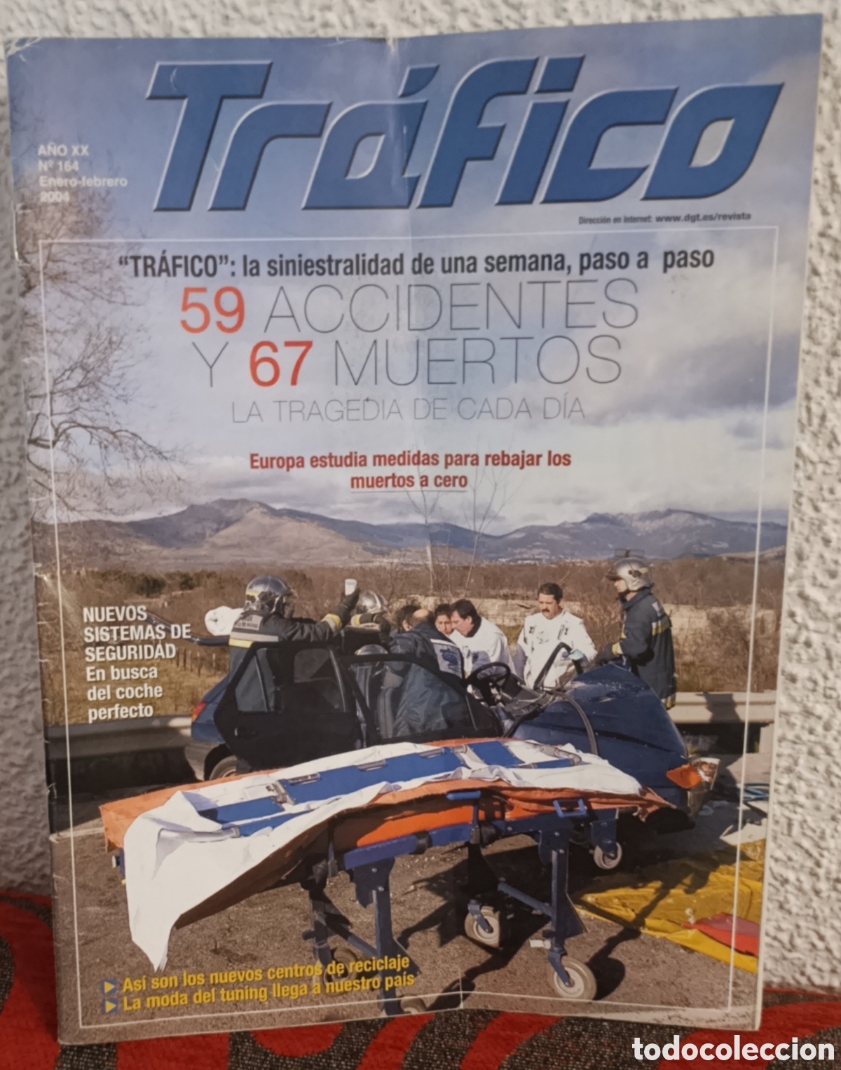 Collectionnisme de Revues et Journaux: Revista &rdquo;Tr&aacute;fico&rdquo; N&ordm; 164 (Enero-Febrero 2004) - DGT - Seguridad Vial y Automoci&oacute;n