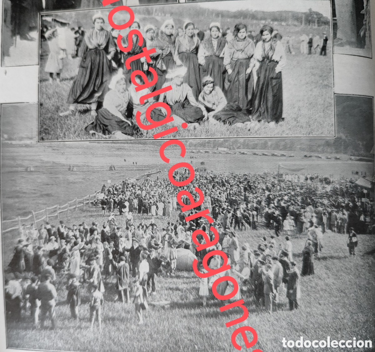 Collectionnisme de Revues et Journaux: Romeria Vasca Lasarte foto revista princ siglo XX 192B