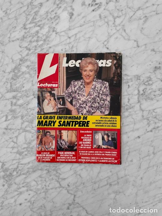 Coleccionismo de Revistas y Peri&oacute;dicos: LECTURAS - 1989 - M SANTPERE, LOLA FLORES, MARTA CHAVARRI, HOMBRES G, ESTHER KOPLOWITZ, ORNELLA MUTI
