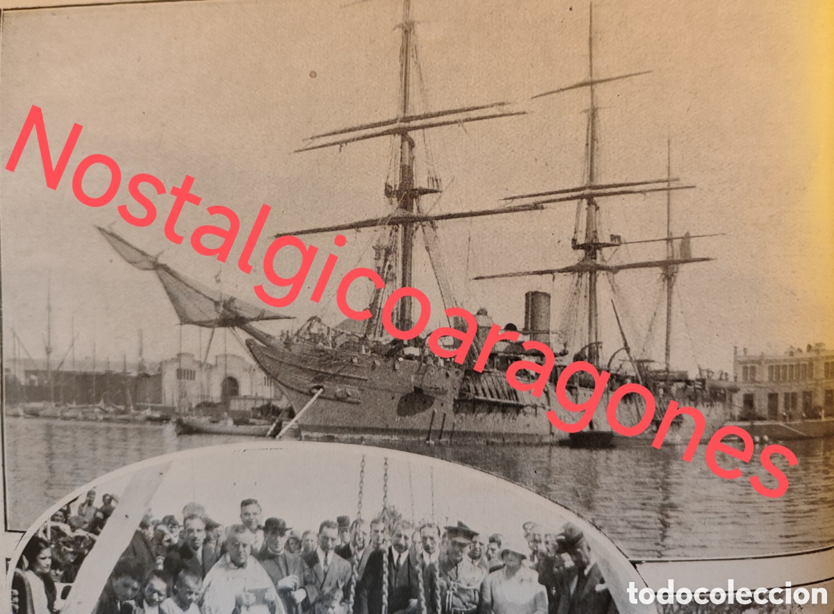 Coleccionismo de Revistas y Peri&oacute;dicos: Barcelona Americo Vespucci, 1 piedra escola Cugat, Centelles accide foto revista princ siglo XX 192B