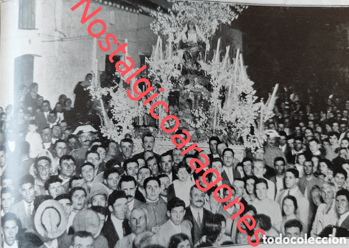 Sammeln von Zeitschriften und Zeitungen: Cantillana Sevilla Divina Pastora desfile foto revista princ siglo XX 192B