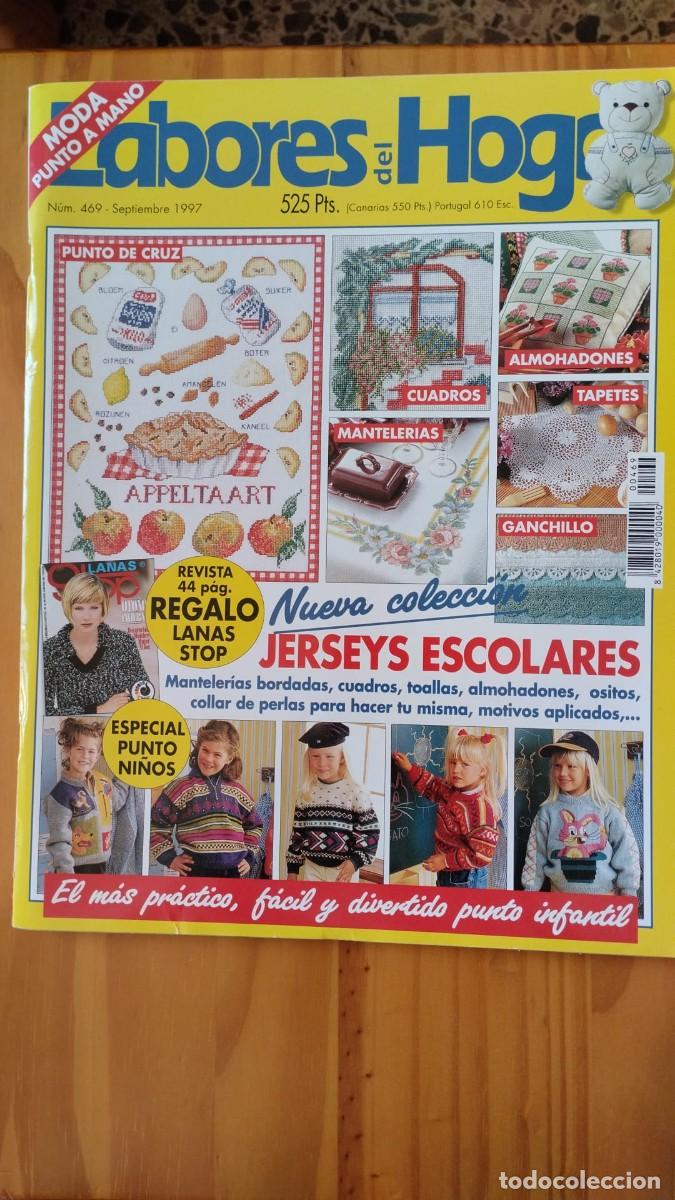 Collectionnisme de Revues et Journaux: Labores del hogar n&ordm; 469 - moda punto a mano - septiembre 1997
