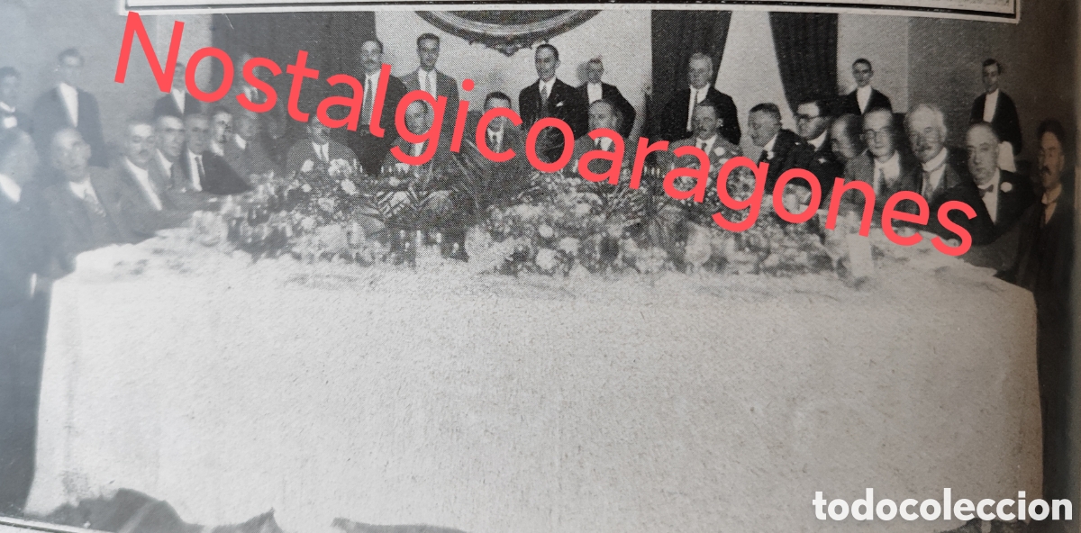 Collectionnisme de Revues et Journaux: Reus banquete exportadores vino foto revista princ siglo XX 192B