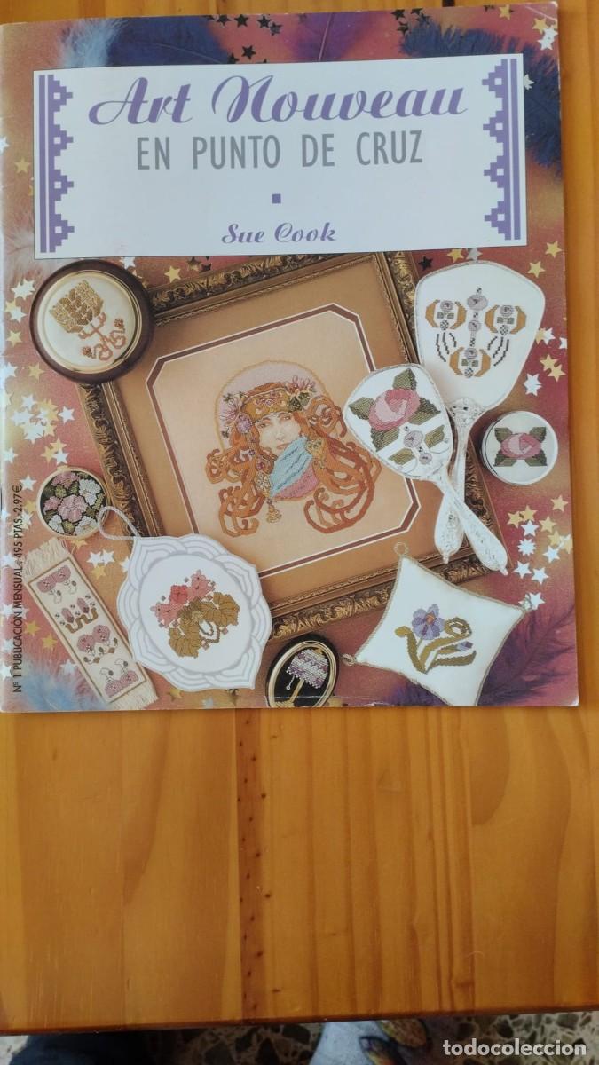Coleccionismo de Revistas y Peri&oacute;dicos: Art Nouveau en punto de cruz - Alba libros 1999