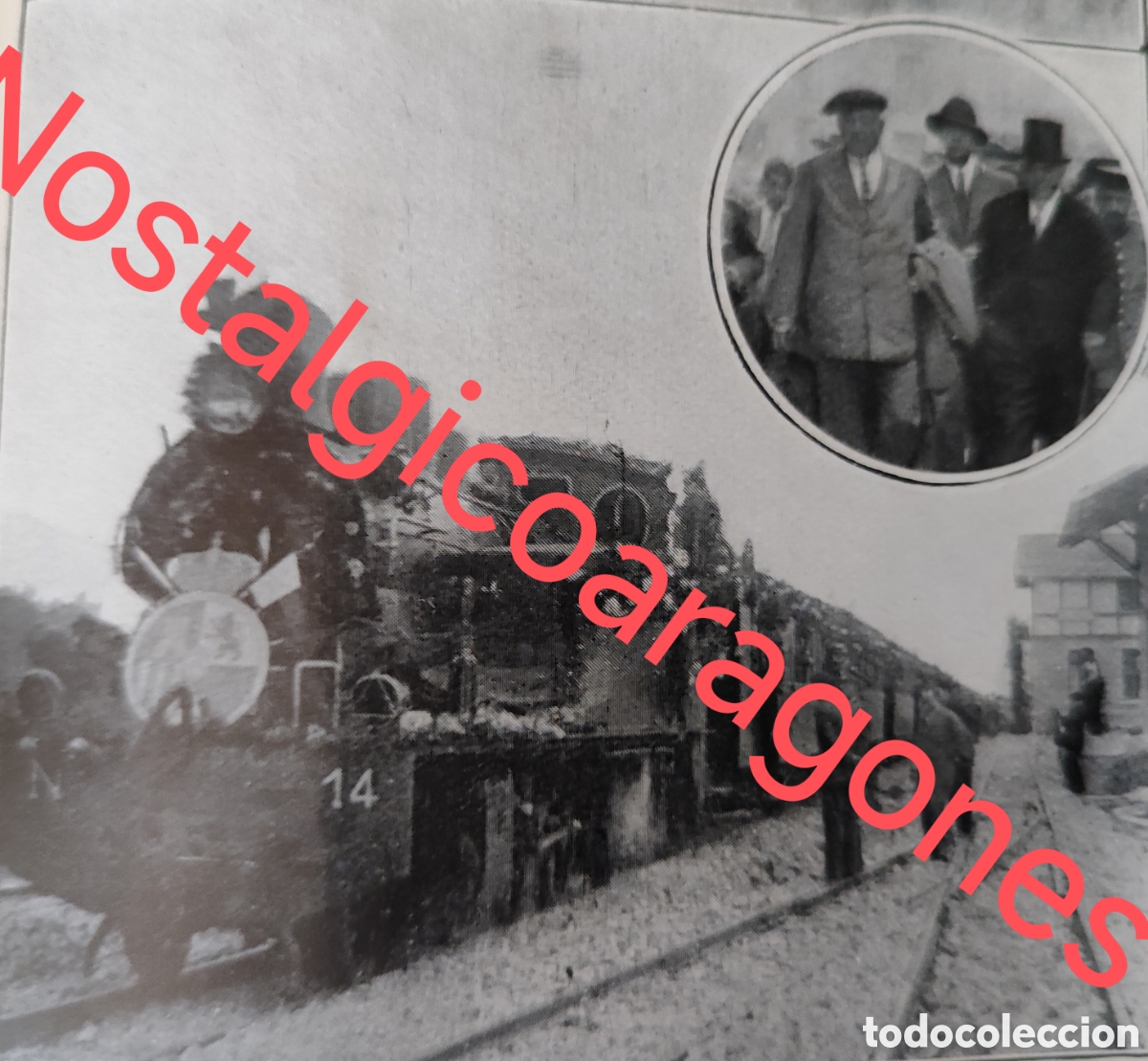 Coleccionismo de Revistas y Peri&oacute;dicos: Vitoria inaug Ferrocarril a Estella foto revista princ siglo XX 192B