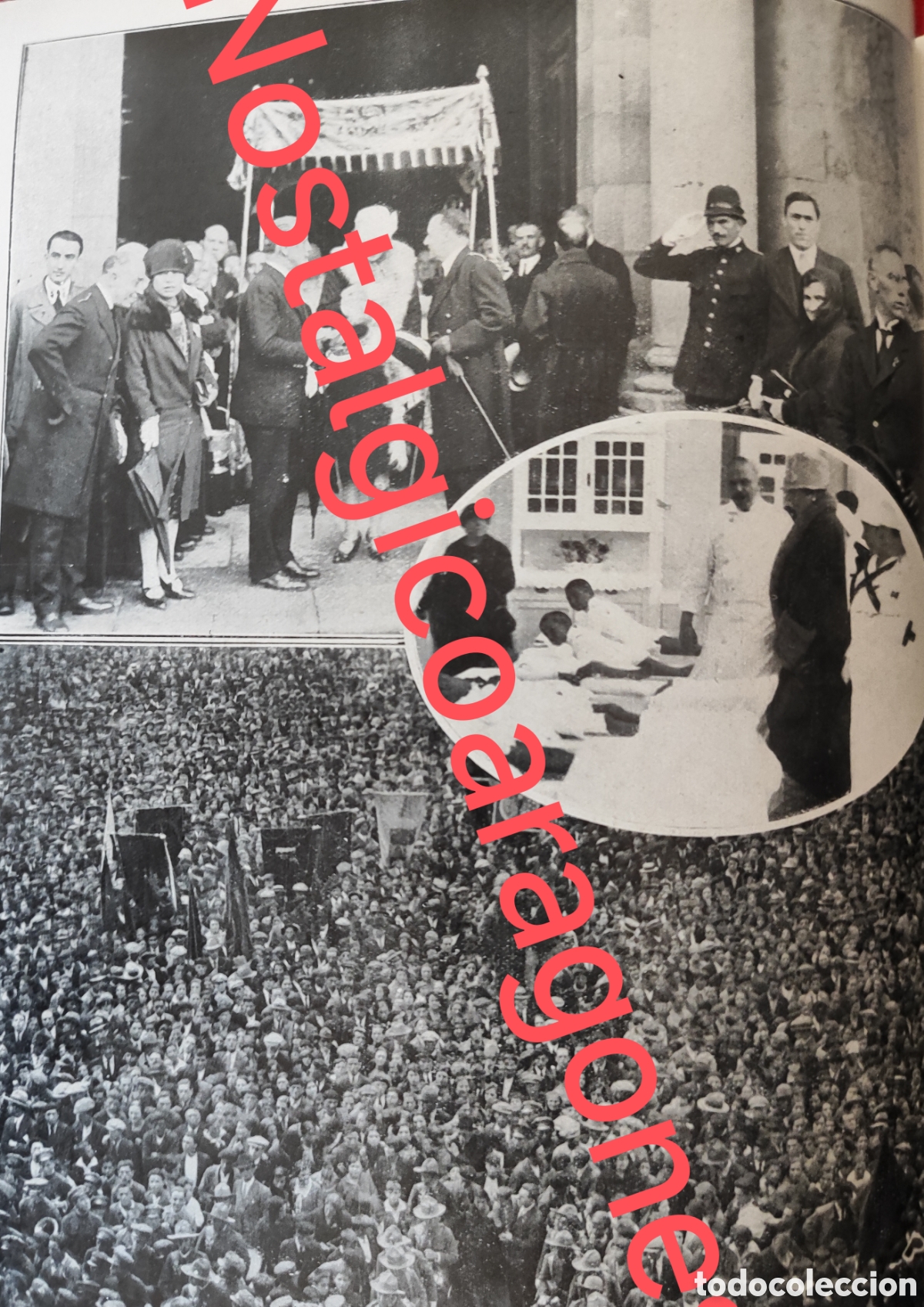 Coleccionismo de Revistas y Peri&oacute;dicos: Visita Real Lugo foto revista princ siglo XX 192B