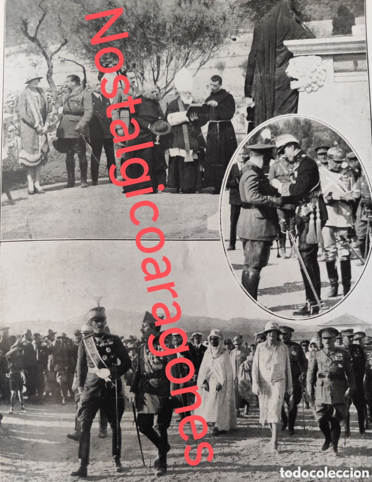 Coleccionismo de Revistas y Peri&oacute;dicos: Campamento Riffien Marruecos tercio legion General Damaso Berenguer foto revista princ siglo XX 192B