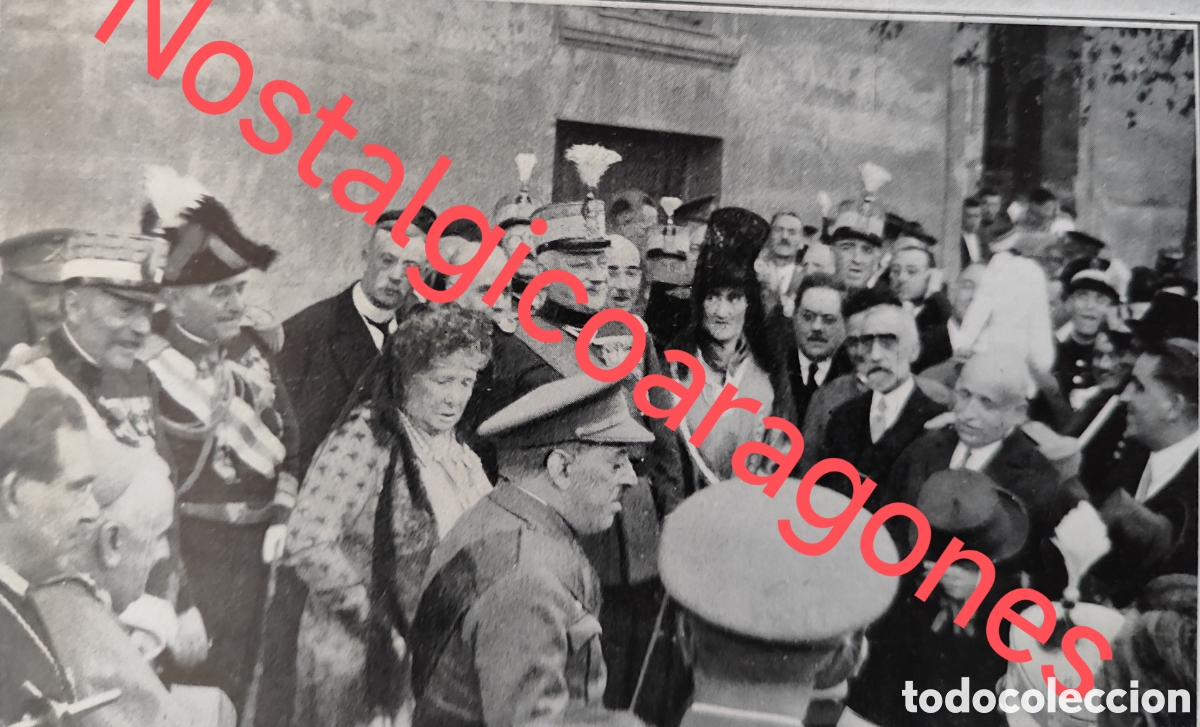 Coleccionismo de Revistas y Peri&oacute;dicos: Zaragoza General Sanjurjo homenaje calle foto revista princ siglo XX 192B