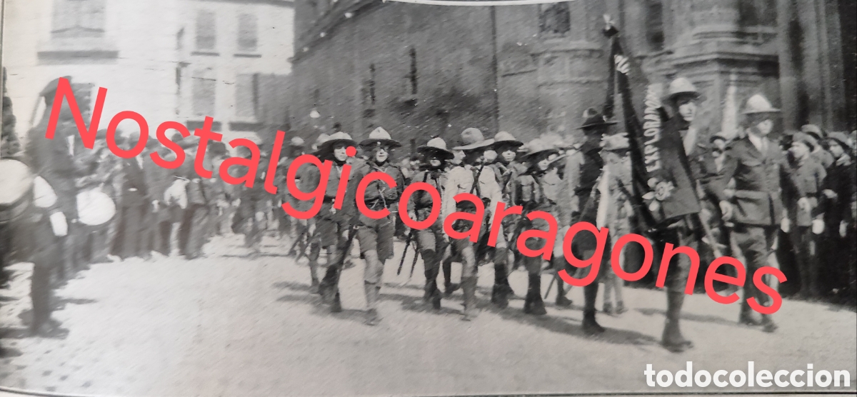 Coleccionismo de Revistas y Peri&oacute;dicos: Murcia exploradores desfilando homenaje Africa foto revista princ siglo XX 192B