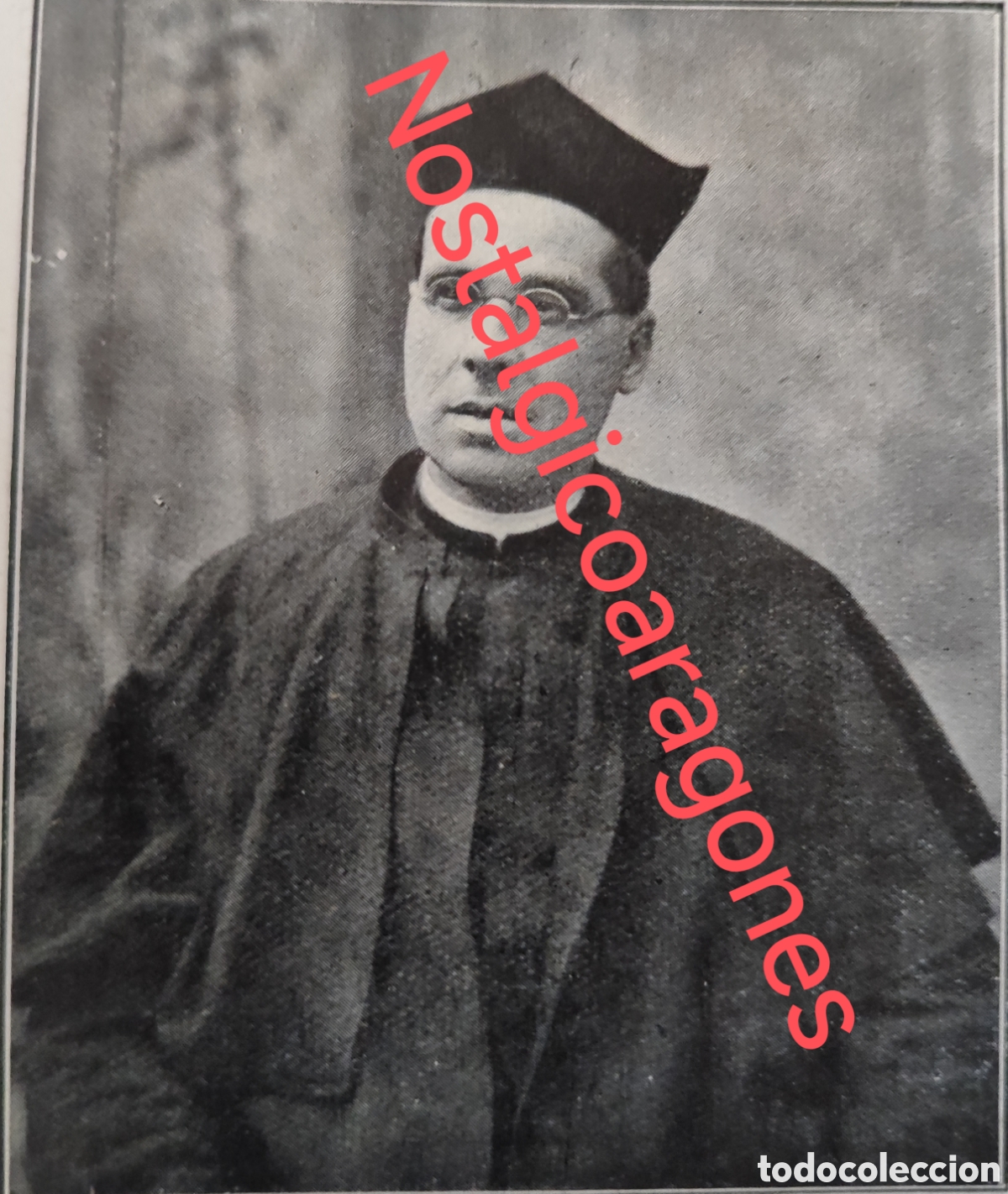 Coleccionismo de Revistas y Peri&oacute;dicos: Silvio Huix obispo Ibiza nacido Santa Margarita Vellors foto revista princ siglo XX 192B