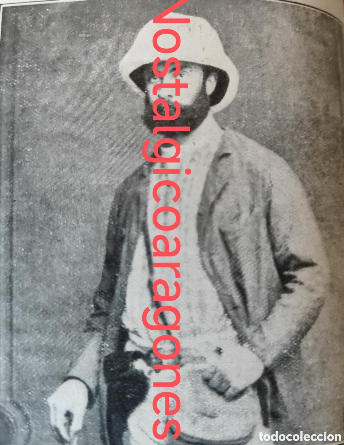 Coleccionismo de Revistas y Peri&oacute;dicos: Manuel Iradier fallecido restos a Vitoria foto revista princ siglo XX 192B