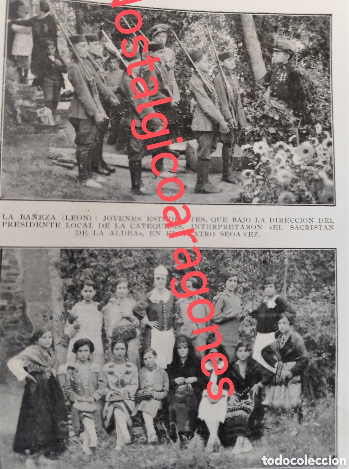 Coleccionismo de Revistas y Peri&oacute;dicos: La Ba&ntilde;eza Leon teatro Seoane obras relacionadas foto revista princ siglo XX 192B