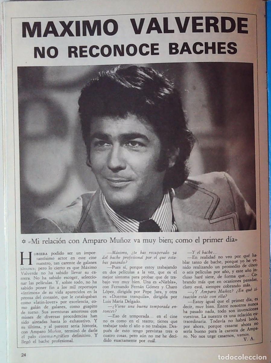Coleccionismo de Revistas y Peri&oacute;dicos: MAXIMO VALVERDE EN DIRECTISIMO