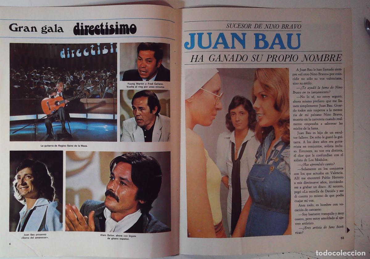 Collection Magazines and Newspapers: JUAN BAU ORNELLA MUTI ALAIN DELON ORNELA MUTTI