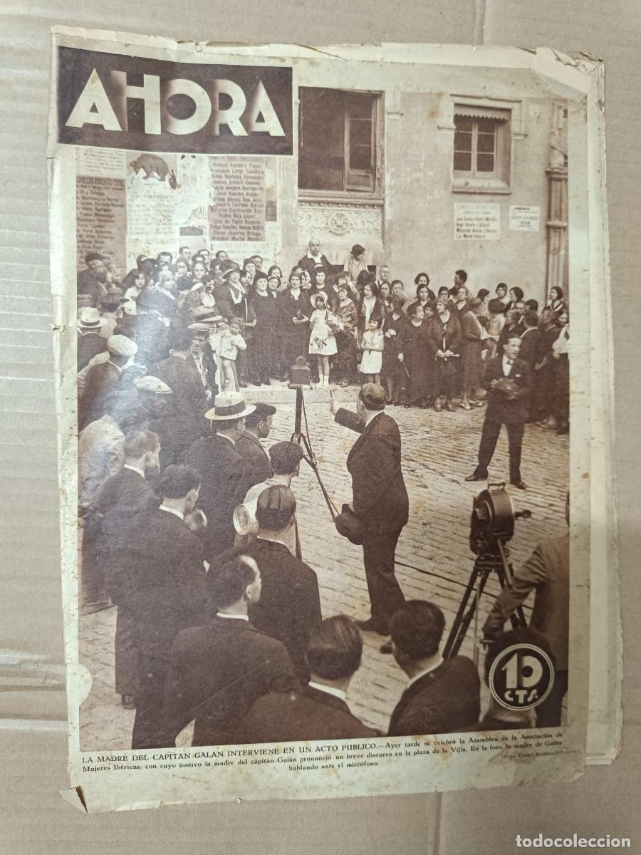 Coleccionismo de Revistas y Peri&oacute;dicos: ANTIGUA REVISTA AHORA, 27 JUNIO 1931, N. 166, CAPITAN GALAN, SANJURJO, REPUBLICA -P20