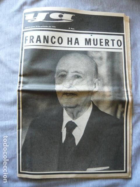 Collection Magazines and Newspapers: YA PERIODICO FRANCO HA MUERTO 20 DE NOVIEMBRE DE 1975