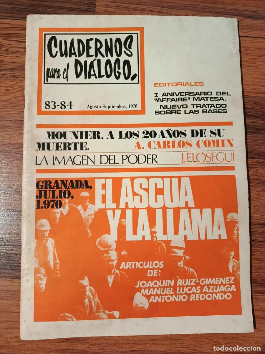 Coleccionismo de Revistas y Peri&oacute;dicos: REVISTA CUADERNOS PARA EL DIALOGO N&ordm; 83-84