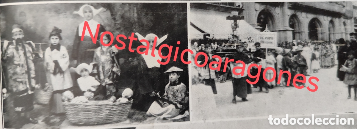 Collection Magazines and Newspapers: Salamanca ni&ntilde;os procesi&oacute;n misional foto revista princ siglo XX 192B