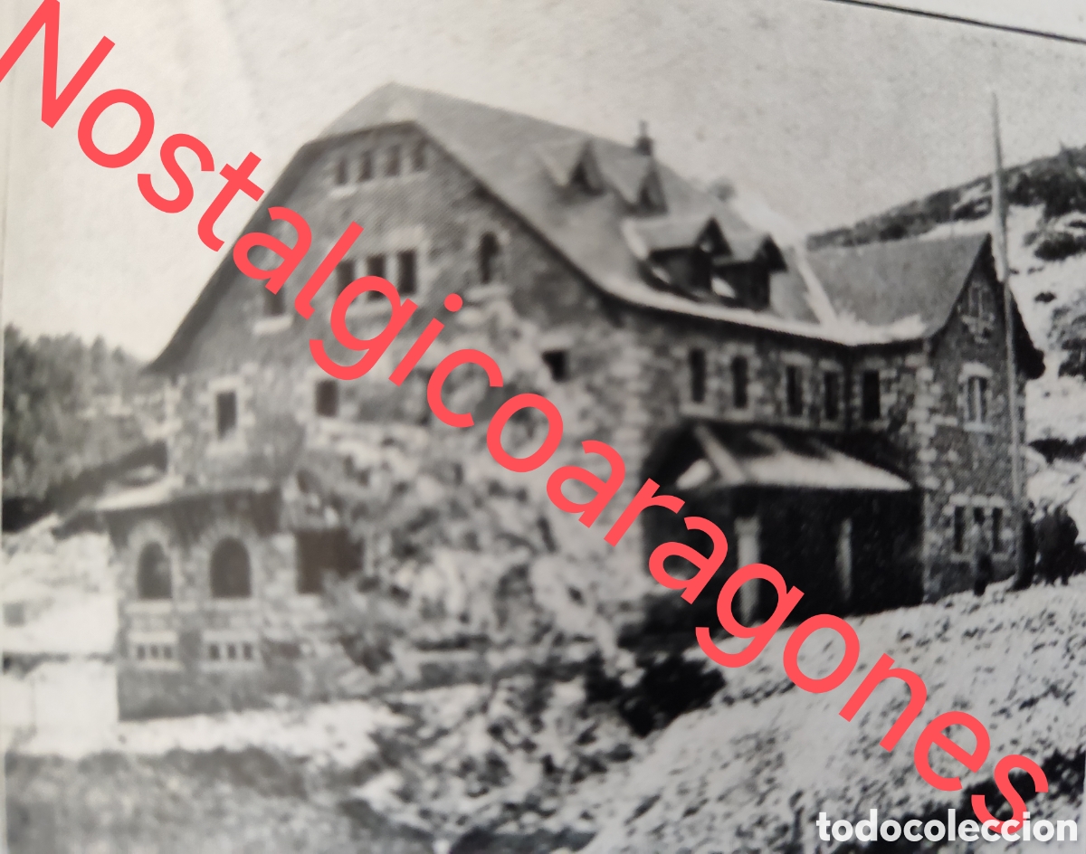 Collection Magazines and Newspapers: Navacerrada bandera y nuevo albergue pe&ntilde;a alpinismo Pe&ntilde;alara foto revista princ siglo XX 192B