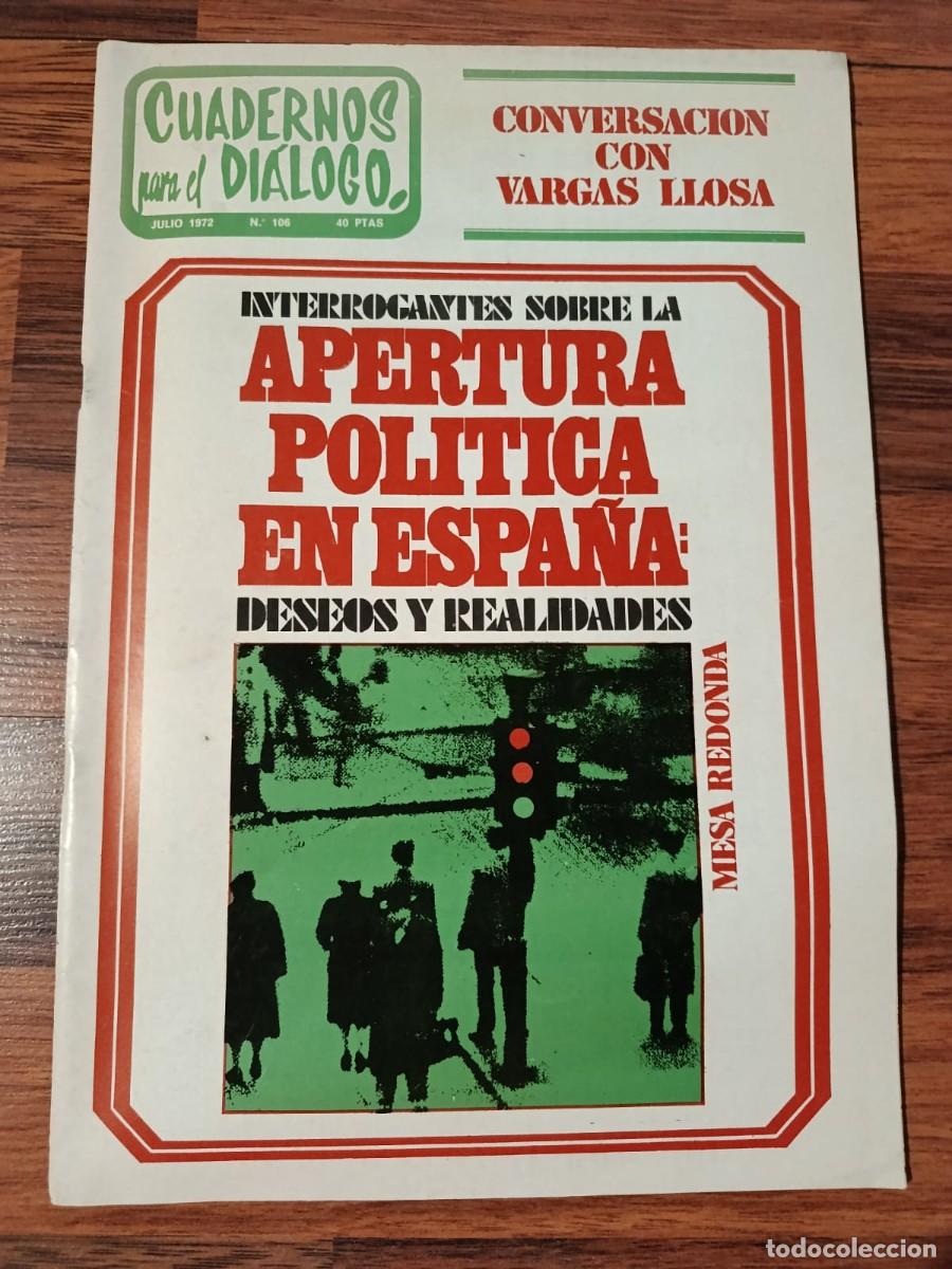 Collectionnisme de Revues et Journaux: REVISTA CUADERNOS PARA EL DIALOGO N&ordm; 106