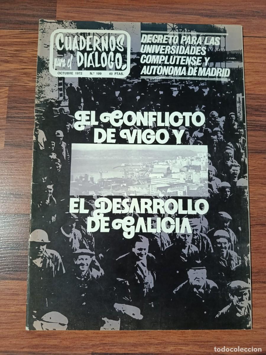 Collectionnisme de Revues et Journaux: REVISTA CUADERNOS PARA EL DIALOGO N&ordm; 109