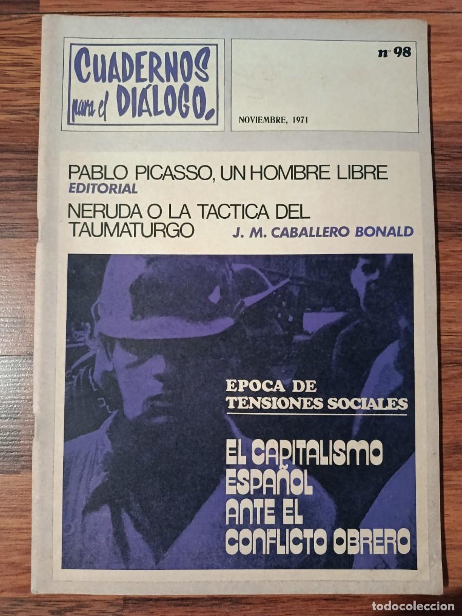 Coleccionismo de Revistas y Peri&oacute;dicos: REVISTA CUADERNOS PARA EL DIALOGO N&ordm; 98