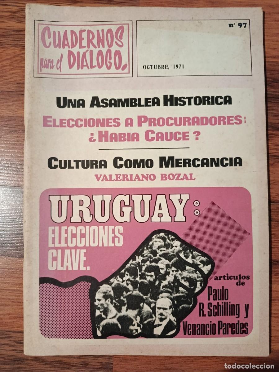 Coleccionismo de Revistas y Peri&oacute;dicos: REVISTA CUADERNOS PARA EL DIALOGO N&ordm; 97