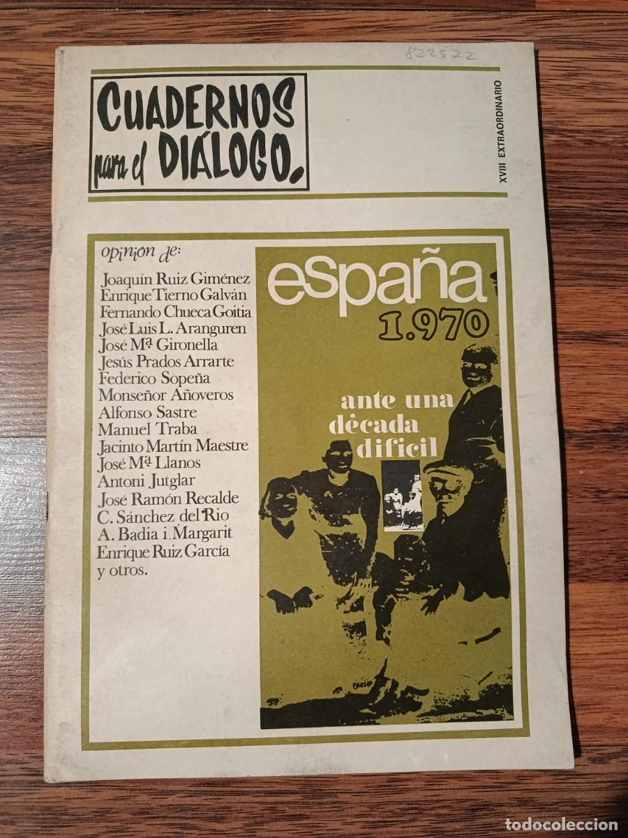 Coleccionismo de Revistas y Peri&oacute;dicos: REVISTA CUADERNOS PARA EL DIALOGO EXTRA XVIII