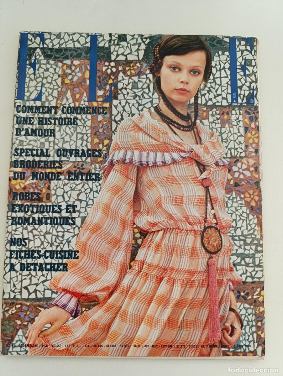 Coleccionismo de Revistas y Peri&oacute;dicos: Revista ELLE 1277 Omar Sharif Nicole Calfan Jean Yanne Martine Le Page Denise Fabre Pierre Dux MODA
