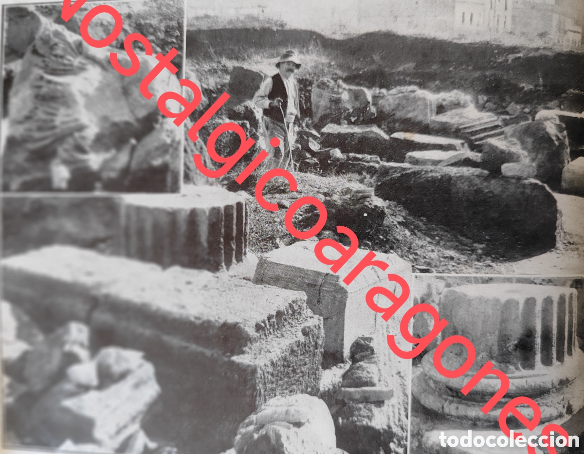 Coleccionismo de Revistas y Peri&oacute;dicos: Tarragona descubrimientos arqueol&oacute;gicos foto revista princ siglo XX 192B