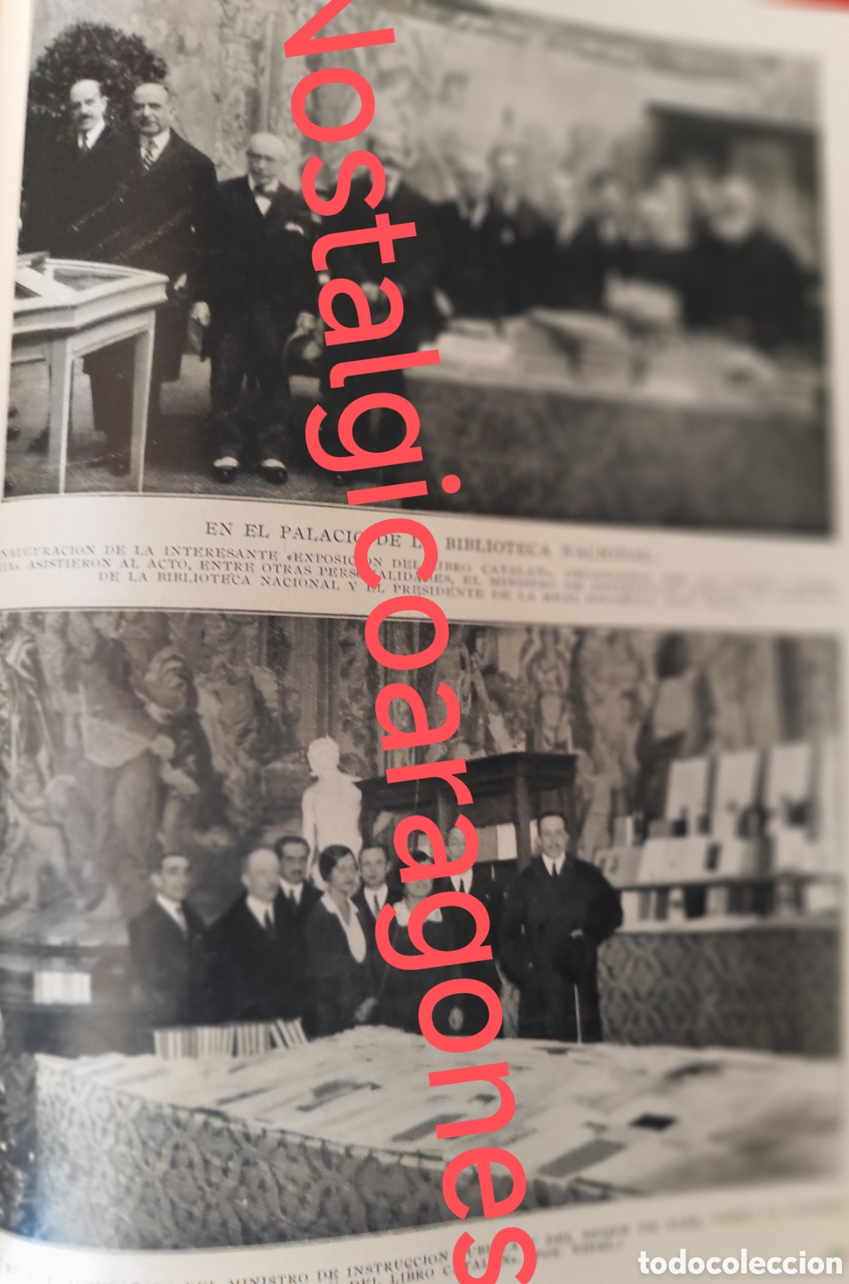 Collection Magazines and Newspapers: biblioteca nacional exposicion libro catal&aacute;n foto revista princ siglo XX 192B