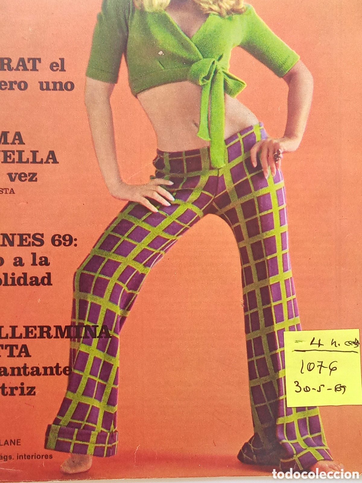 Collectionnisme de Revues et Journaux: PAUL MC CARTNEY .NUEVO FOTOGRAMAS. N&deg;.1076 FECHA.30/5/1969