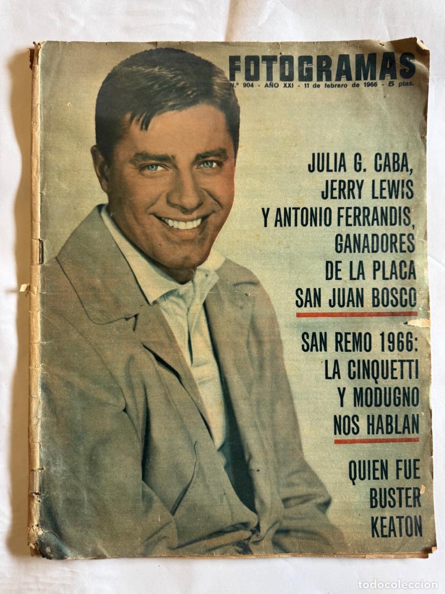 Coleccionismo de Revistas y Peri&oacute;dicos: Revista Fotogramas, A&ntilde;o 1966, Antonio Ferrandis, Jerry Lewis, Buster Keaton