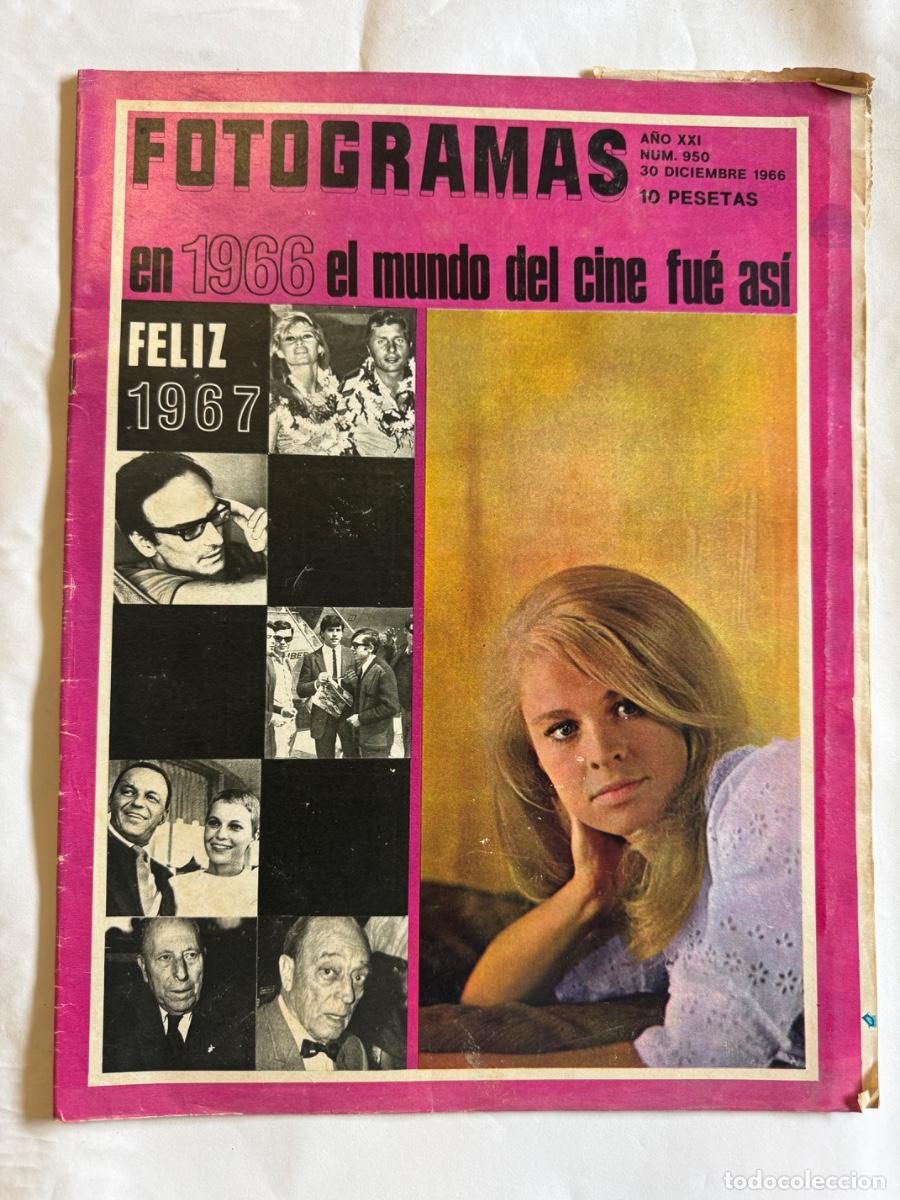 Collectionnisme de Revues et Journaux: Revista Fotogramas, A&ntilde;o 1966, Elke Sommer, Candy Bergen, Julie Andrews