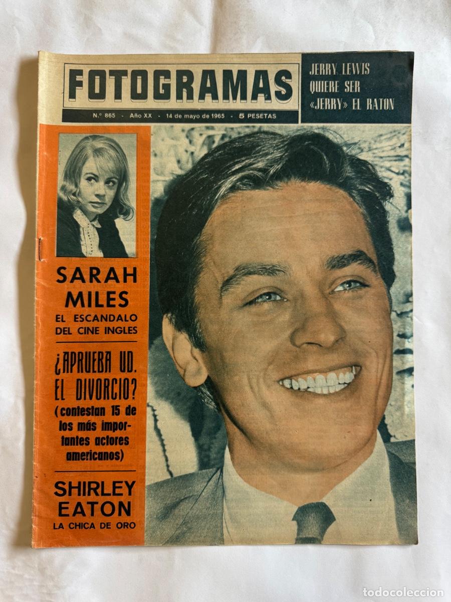 Sammeln von Zeitschriften und Zeitungen: Revista Fotogramas, A&ntilde;o 1965, Sarah Miles, Shirley Eaton, Jerry Lewis