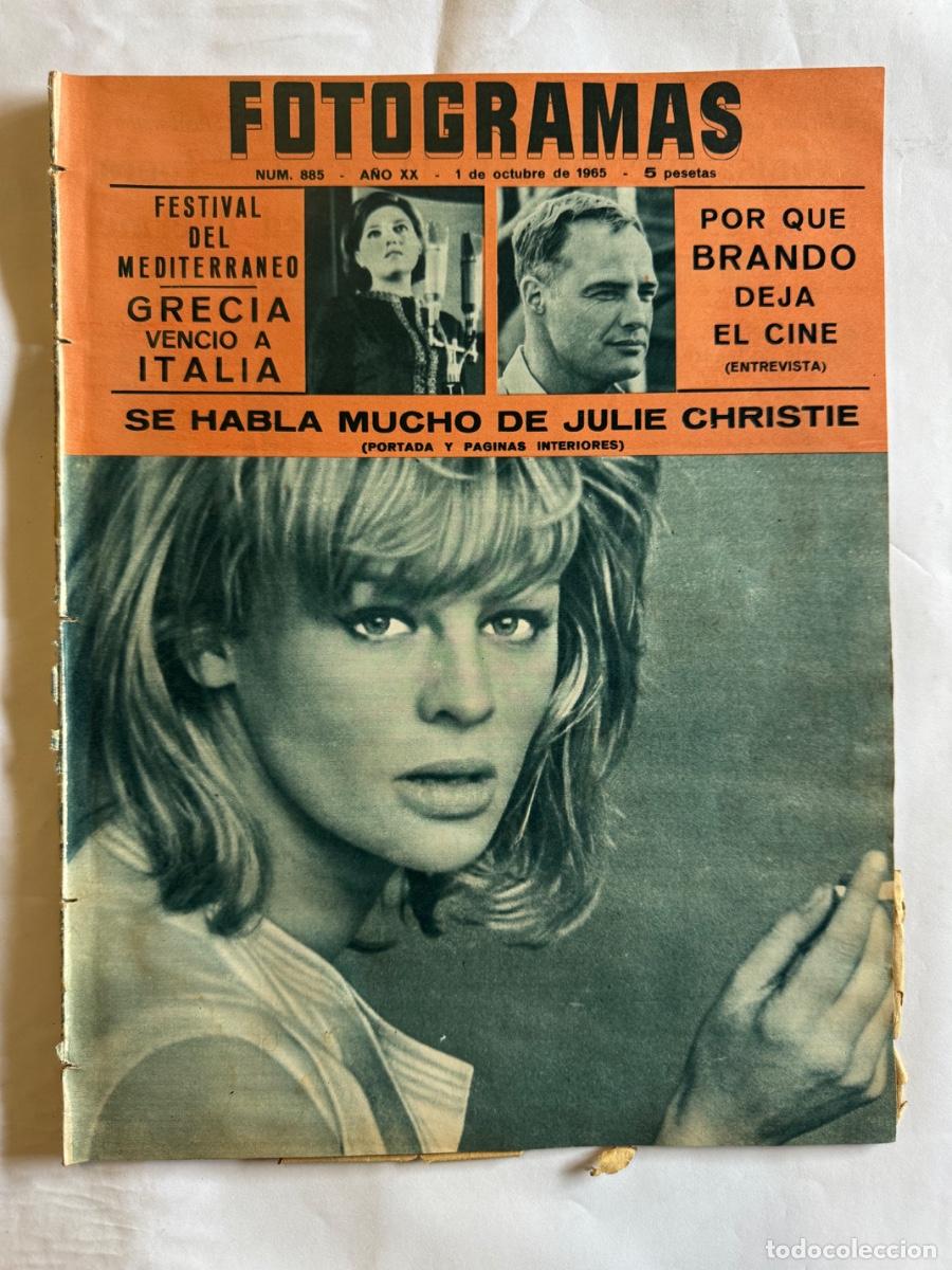 Collezionismo di Riviste e Giornali: Revista Fotogramas, A&ntilde;o 1965, Julie Christie, Richard Lester, Marlon Brando