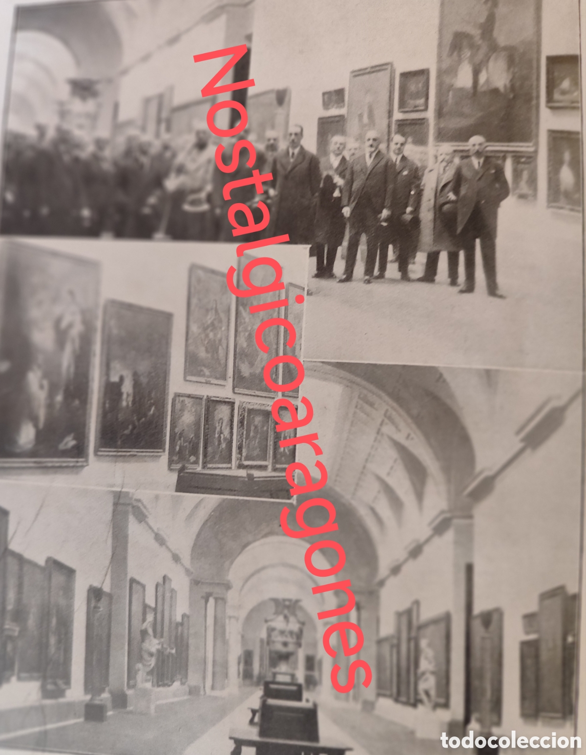 Collectionnisme de Revues et Journaux: Nuevas salas museo Prado foto revista princ siglo XX 192B