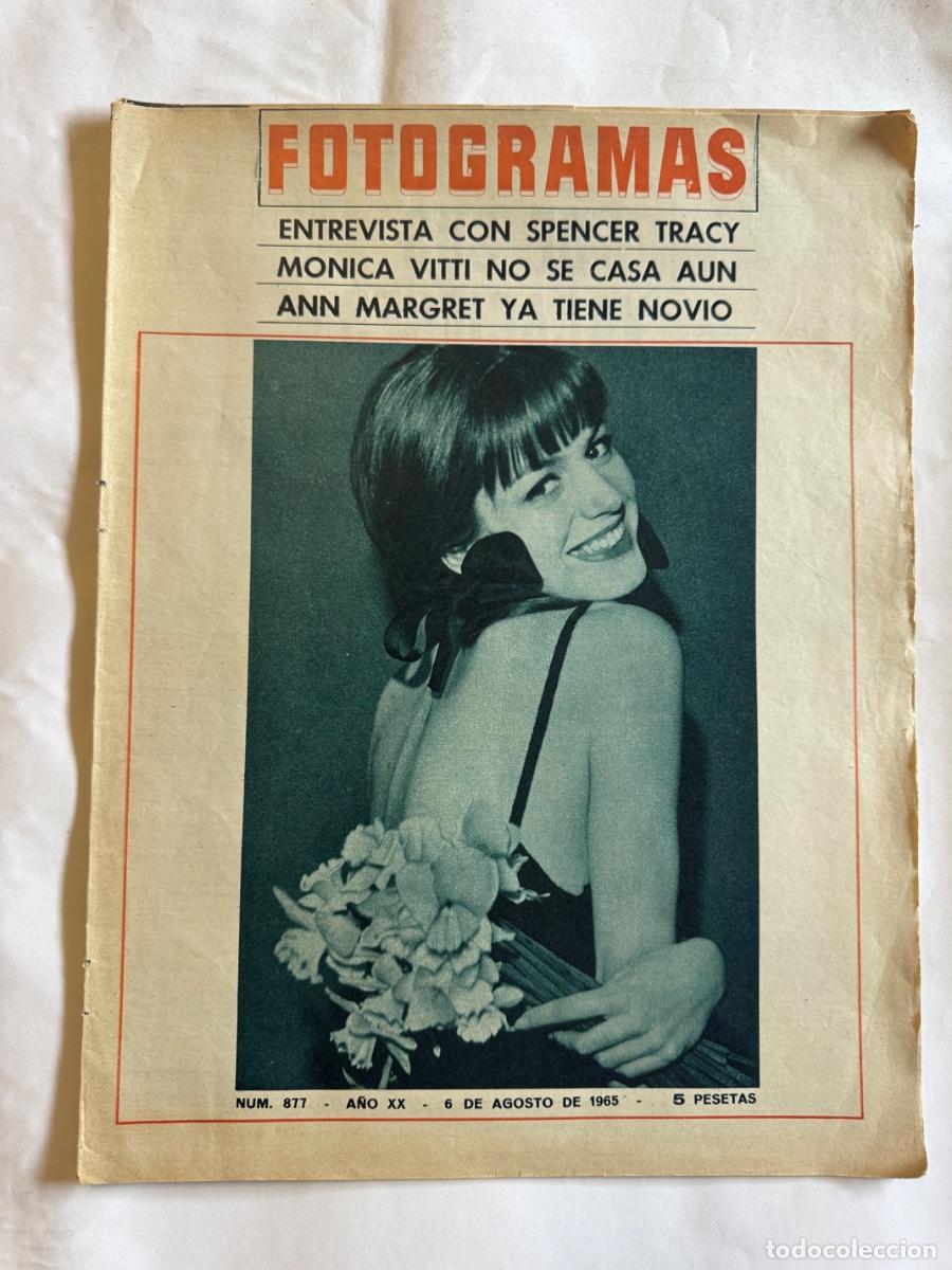 Sammeln von Zeitschriften und Zeitungen: Revista Fotogramas, A&ntilde;o 1965, Spencer Tracy, Monica Vitti, Ann Margret