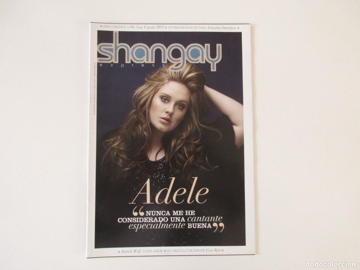 Colecionismo de Revistas e Jornais: SHANGAY N&ordm; 408 - ADELE - MR. GAY ESPA&Ntilde;A - COCO RIOT - PATRICK WOLF - REVISTA GAY 2011 LGTBI