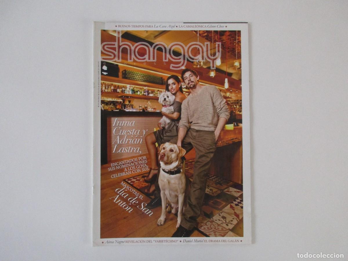 Coleccionismo de Revistas y Peri&oacute;dicos: SHANGAY N&ordm; 419 - INMA CUESTA - ADRIAN LASTRA - LA CASA AZUL - GLENN CLOSE - REVISTA GAY 2012 LGTBI