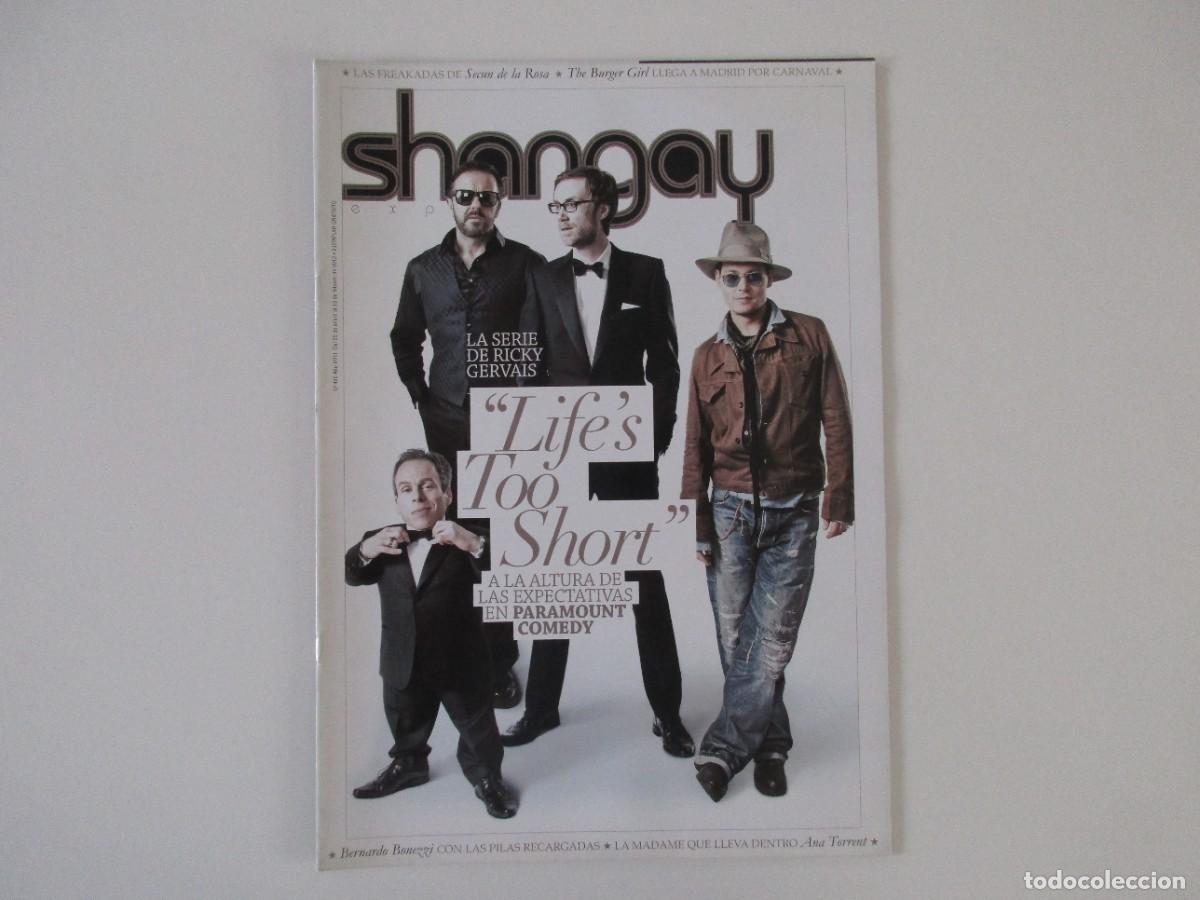 Coleccionismo de Revistas y Peri&oacute;dicos: SHANGAY N&ordm; 420 -BERNARDO BONEZZI - ANA TORRENT - SECUN DE LA ROSA - REVISTA GAY 2012 LGTBI