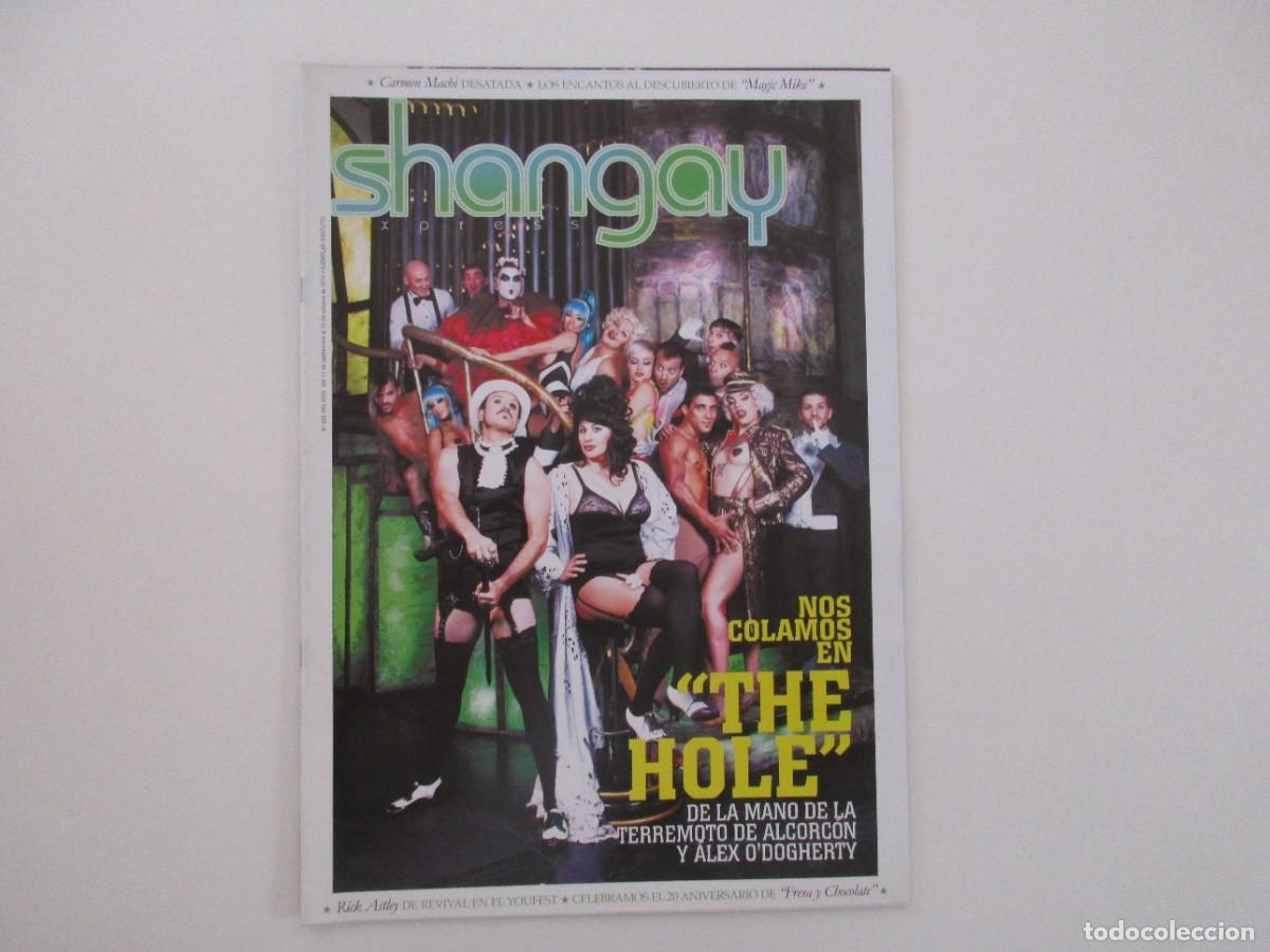 Coleccionismo de Revistas y Peri&oacute;dicos: SHANGAY N&ordm; 435 - THE HOLE - RICK ASTLEY - CARMEN MACHI - MAGIC MIKE - REVISTA GAY 2012 LGTBI