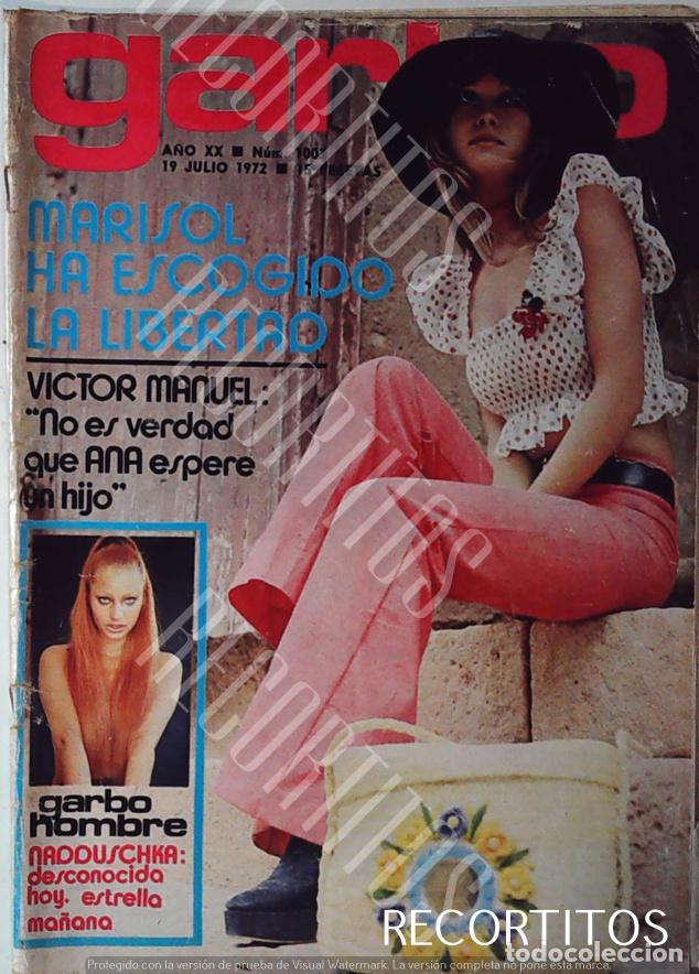 Coleccionismo de Revistas y Peri&oacute;dicos: RECORTE PORTADA PEPA FLORES MARISOL
