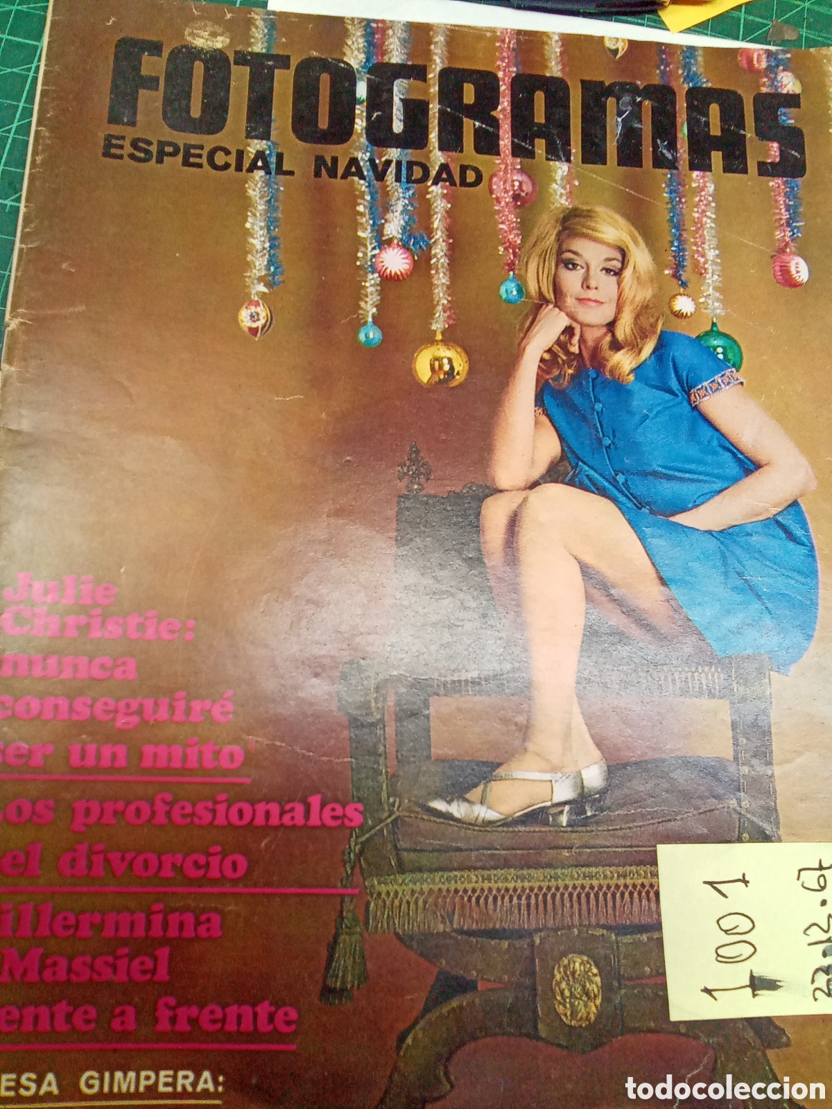 Collectionnisme de Revues et Journaux: NUEVO FOTOGRAMAS. N&deg;.1001 FECHA.22/12/1967