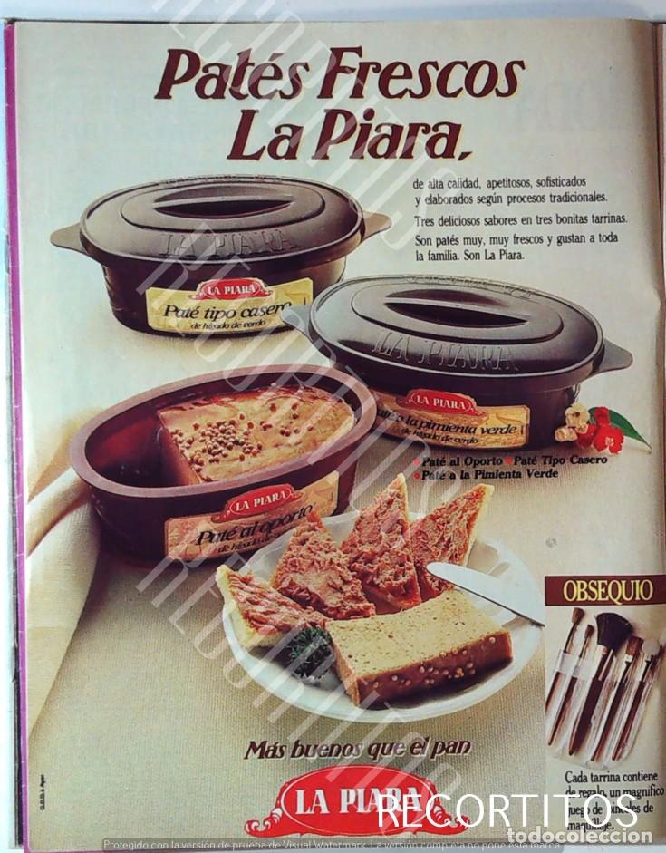 Colecionismo de Revistas e Jornais: PATES LA PIARA ANUNCIO PUBLICIDAD
