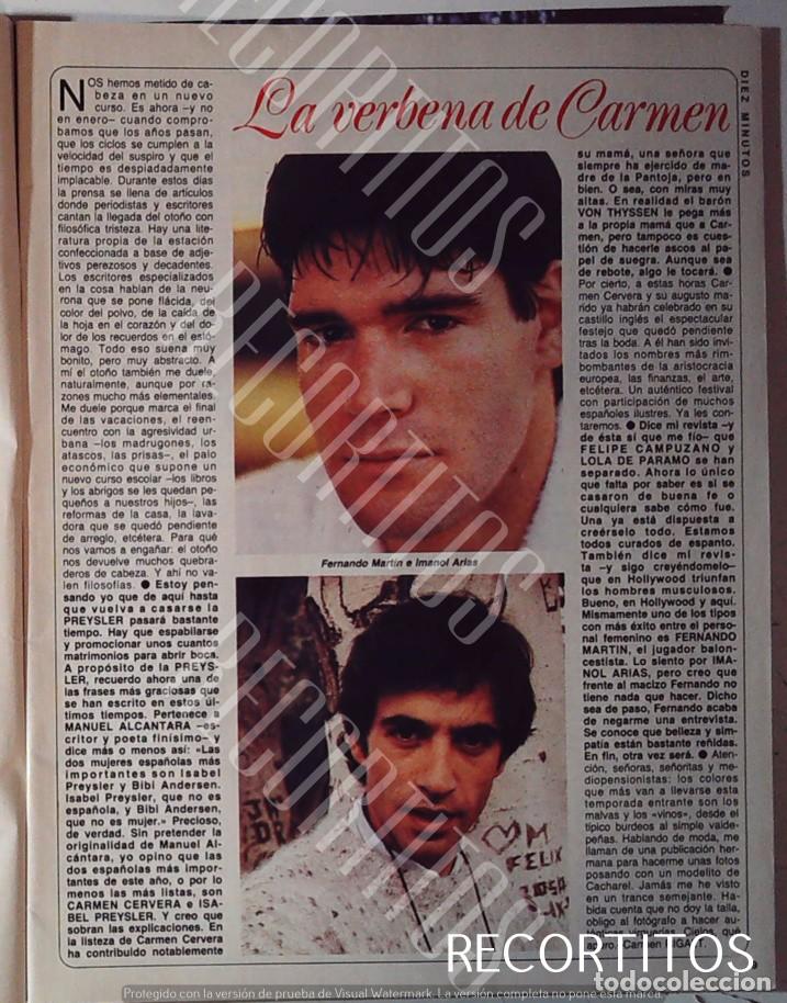 Collection Magazines and Newspapers: FERNANDO MARTIN IMANOL ARIAS