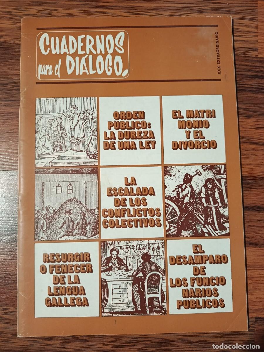 Coleccionismo de Revistas y Peri&oacute;dicos: REVISTA CUADERNOS PARA EL DIALOGO EXTRA XXX