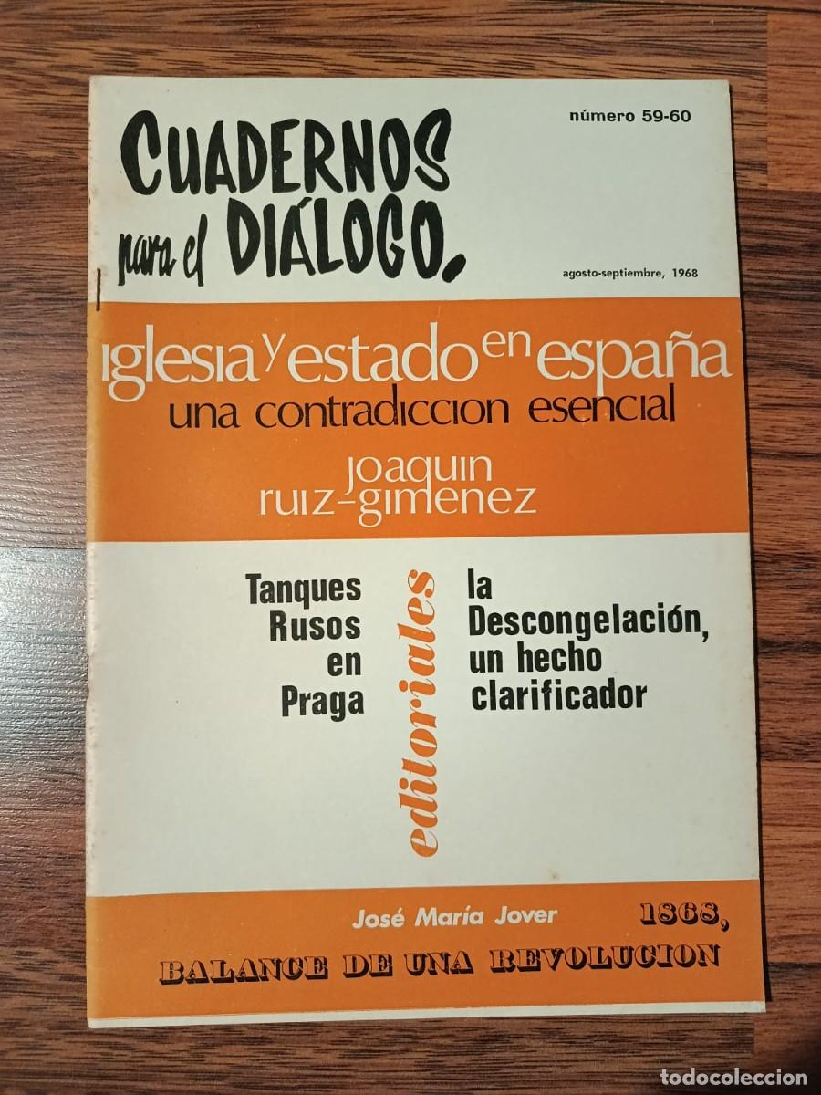Coleccionismo de Revistas y Peri&oacute;dicos: REVISTA CUADERNOS PARA EL DIALOGO N&ordm; 59-60