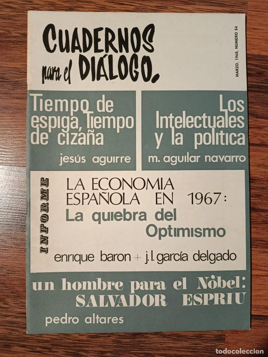 Coleccionismo de Revistas y Peri&oacute;dicos: REVISTA CUADERNOS PARA EL DIALOGO N&ordm; 54